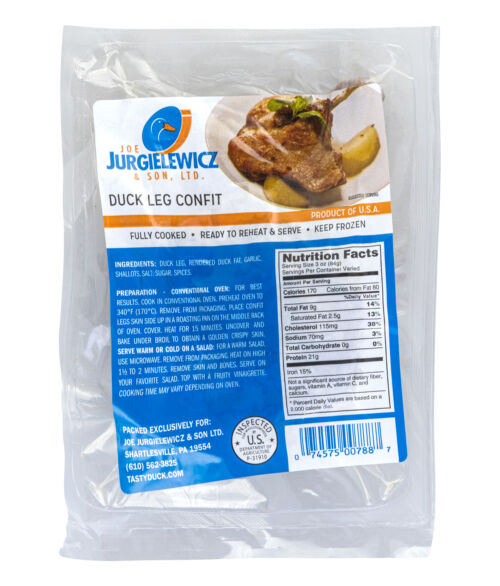 Duck Leg Confit Packaged