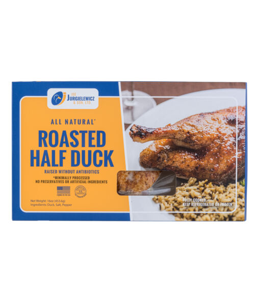 Roasted Half Duck Carton